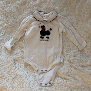 Baby GAP poodle onesie